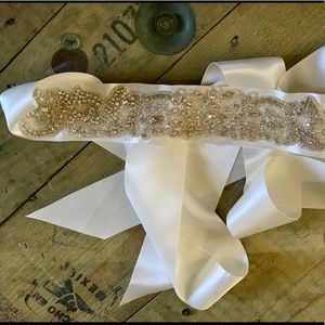 David’s Bridal Embellished Wedding Dress Sash